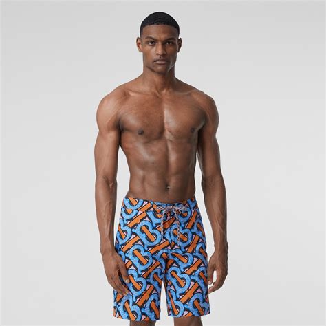 burberry monogram swim shorts|burberry jogging shorts.